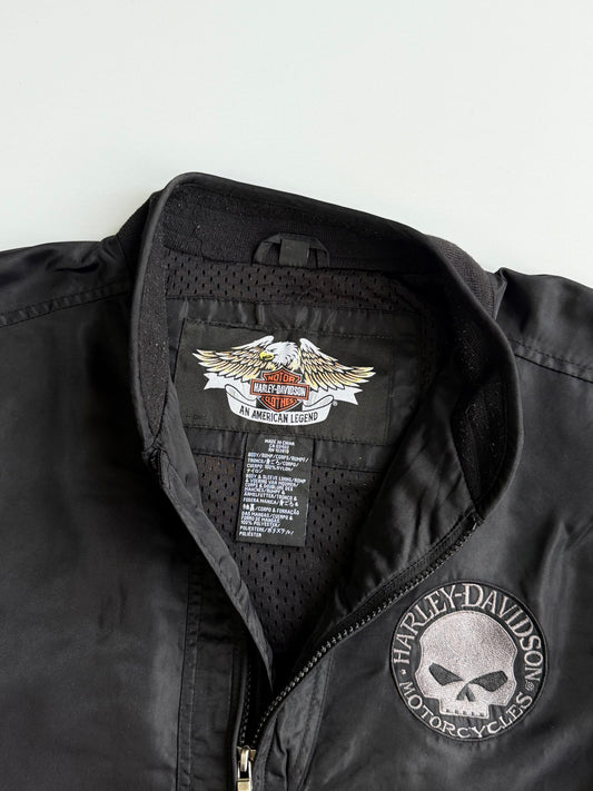 Harley-Davidson Willie G Skull Nylon Bomber Jacket (Xl)