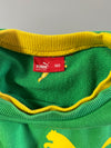 Puma Vintage Raglan Sleeve Crewneck Sweatshirt — Green / Yellow (S)