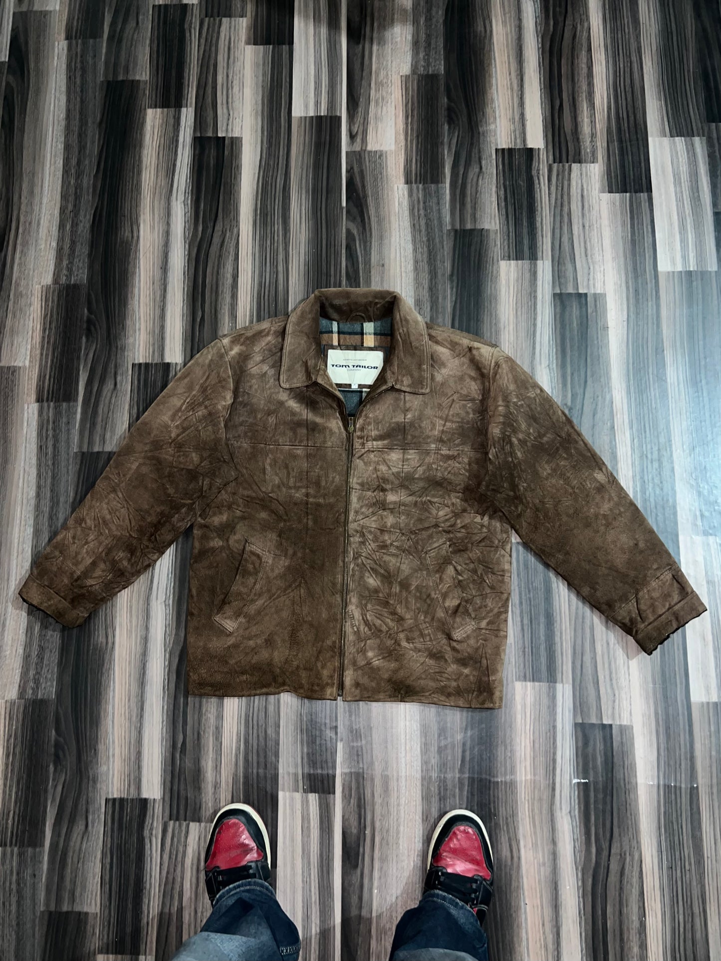 Z*TOM TAILOR* Original Sued Leather Jacket (XL/2XL)