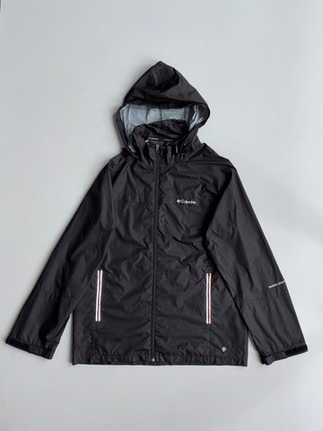 Columbia Omni-Heat | Hooded Rain Jacket Black (L)