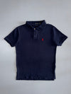 Polo Ralph Lauren Navy Pique Polo – Custom Slim Fit (M)
