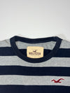 Hollister | Striped L/S Tee Navy/Grey (XL)