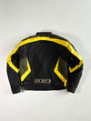 AXO Black, Yellow & Olive Textile Motorcycle Jacket – Made in Romania Padded (L)