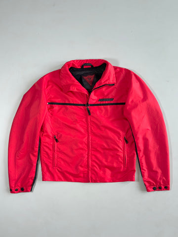 Dainese Red Nylon Riding Jacket with Mesh Lining (S)