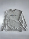 Nike | Vintage Big Logo Crewneck Sweatshirt | Grey Melange |(XL)