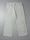 Dickies Vintage White Workwear Carpenter Pants (W:34) (L:37)