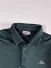 Kappa Fleece-Lined Long Sleeve Polo, Forest Green (XL)