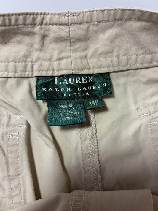 Lauren Ralph Lauren Beige Cargo Shorts (W:32) (L:18)