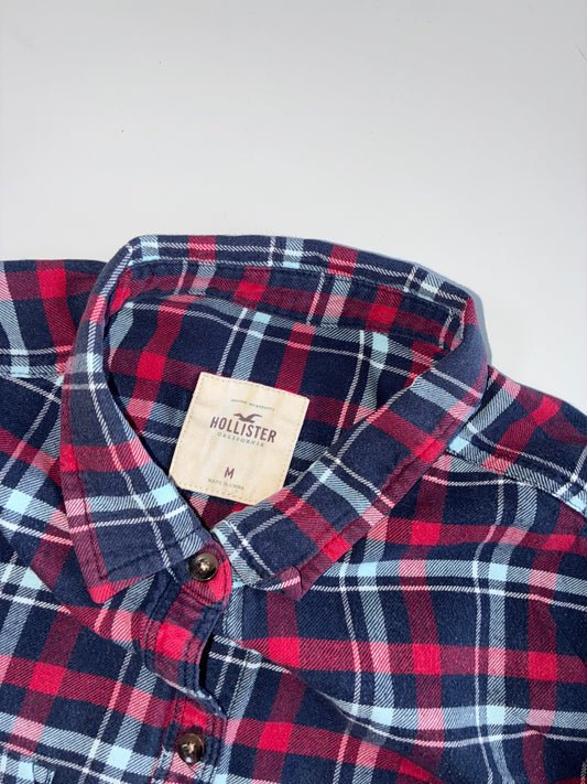Hollister Plaid Flannel Shirt (S)