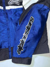 Vintage Y2K Alpinestars Textile Motorcycle Racing Jacket Blue/Black/White, Quilted Liner  Padded (M)