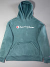 Champion Elite Teal Spellout Fleece Hoodie (2XL)