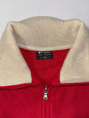Vintage Champion Red Fleece Track Jacket (M)