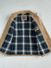 Beverly Hills Polo Club Flannel-Lined Canvas Harrington Jacket – Tan (S)