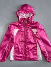 New Balance | Hooded Windbreaker Jacket | Hot Pink/White (S)