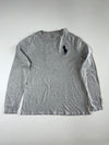 Polo Ralph Lauren Grey Big Pony Long Sleeve Tee – (L)
