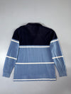 Nautica Colorblock Striped Rugby Polo Navy/Blue (L)