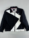 Air Jordan Jumpman Woven Colorblock Track Jacket, Black/White (XL)