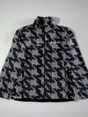 Columbia Houndstooth Fleece Jacket – Black & Grey | (M)