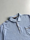 Burberry London | Grey Nova Check Trim Pocket Polo (XL)