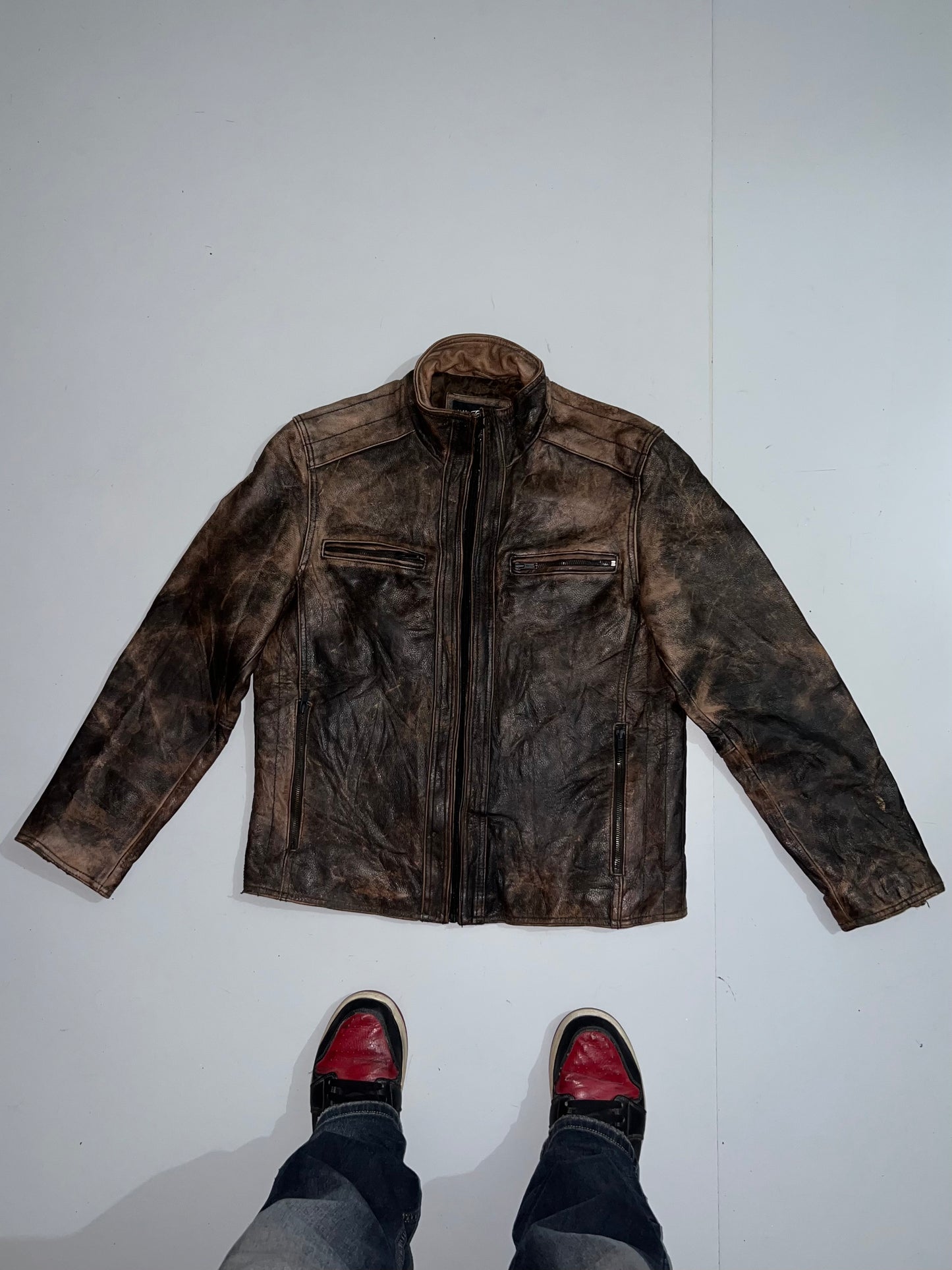 ZVintage Original Leather Jacket (L/XL)