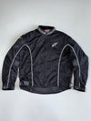 Alpinestars Original Black Mesh Motorcycle Racing Jacket (PADDED) (XL)