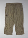 Black Yak Khaki Nylon Hiking 3/4 Cargo Pants (W:34) (L:33)