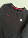Puma Scuderia Ferrari Quilted-Sleeve Crewneck Sweatshirt”(S)