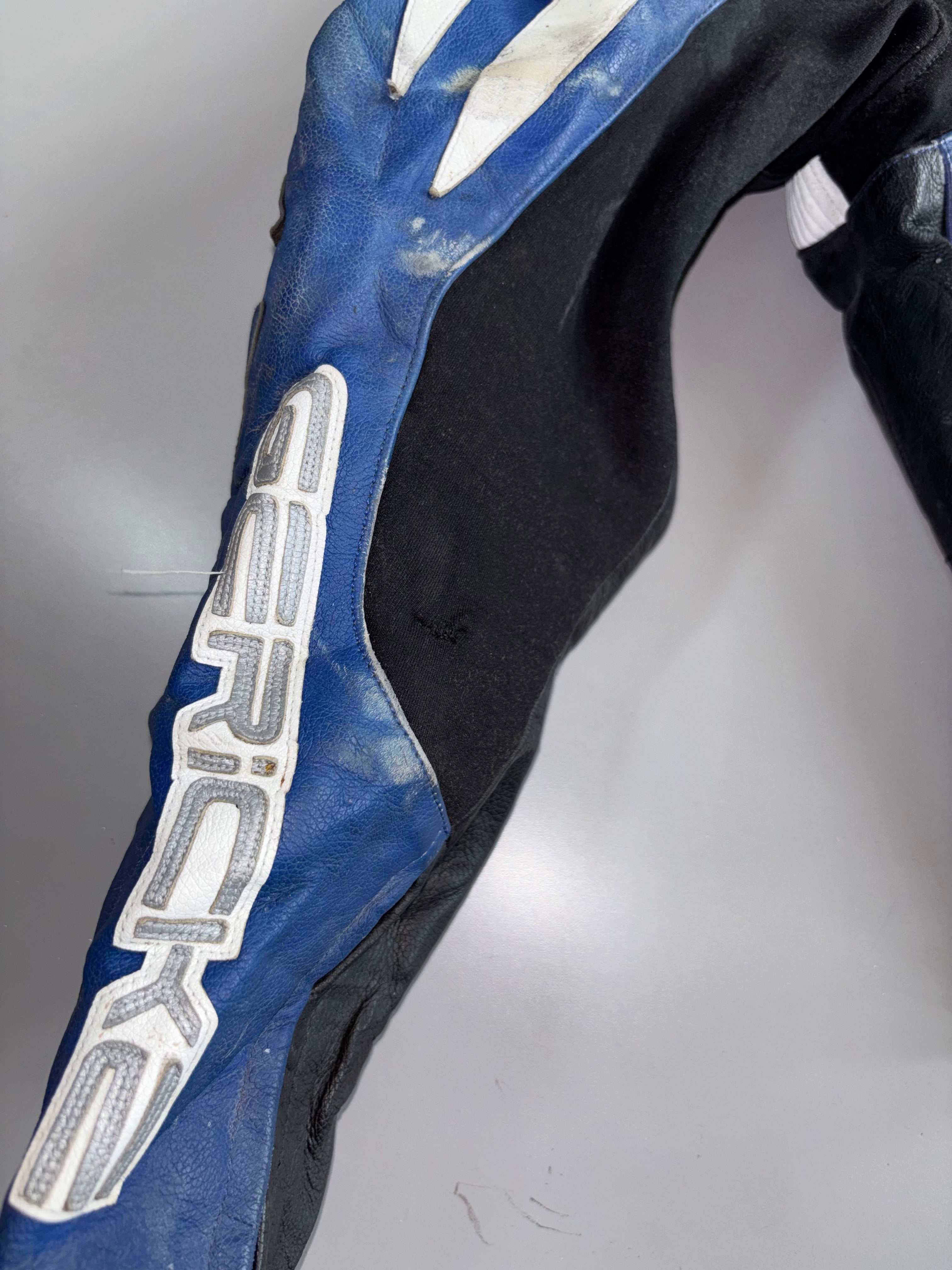 Hein Gericke Tribal Flame Star Graphic Racing Leather Jacket