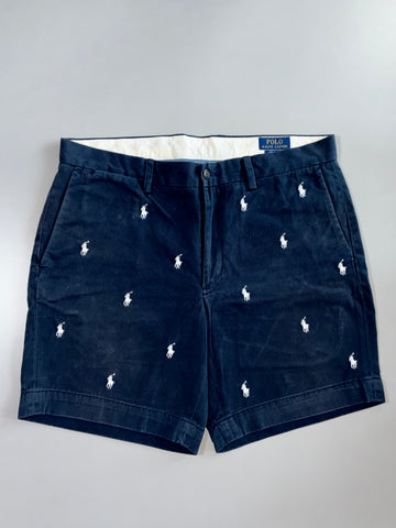 Polo Ralph Lauren All-Over Pony Embroidered Chino Shorts(W:34 | L:17)