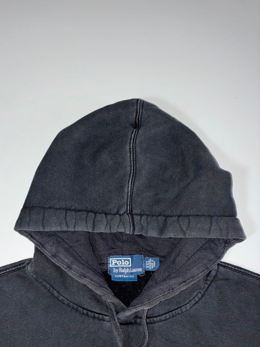 Polo Ralph Lauren Big Pony Hoodie – Black, Custom Fit, Men’s (XL)