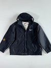 Nike Vintage Big Logo Black & White Hooded Jacket (2XL/3XL)