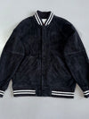 Supreme | Pure Suede Leather Varsity Bomber Jacket (M)