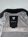 REV’IT! Black Genuine Leather Armoured Café Racer Jacket (S)