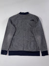 The North Face Grey Fleece Bomber Zip Jacket (L)