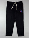 Champion Heritage Logo Black Fleece Sweatpants (W:36) (L:39)