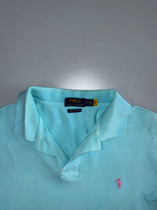 Polo Ralph Lauren Custom Slim Fit Polo – Aqua (XL)