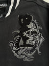 Big Train Osaka Dragon Varsity Jacket – Black & White Japan Style | (XL)