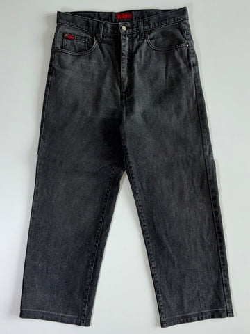 Lee Cooper Faded Black Straight Jeans (W:32|L:38)
