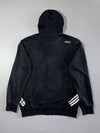 Adidas Originals Black Trefoil Zip-Up Hoodie (XL)