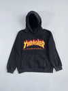 Thrasher Magazine | Flame Logo Hoodie | Black (M)