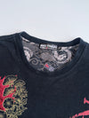 Big Train Osaka Embroidered Japanese Demon Long Sleeve Tee (XL)