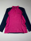 Discovery Expedition Pink & Navy Quarter Zip Pullover Women’s (S/M)