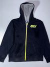 Nike Sportswear Full-Zip Hoodie – Black/Volt (S)