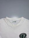 Puma | Graphic Logo Tee | Off-White/Green (L)