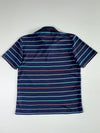 Columbia Navy Striped Polo Shirt (L)