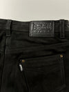Spirit Motors Black Leather Bootcut Pants (W:34) (L:39)