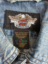 Vintage Harley-Davidson “#1” Made in Canada Denim Trucker Jacket (L/Xl)