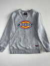 Dickies Big Horseshoe Logo Crewneck Sweatshirt – Heather Grey (S)