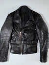 Vintage Hein Gericke Black Leather Biker Jacket  (M)
