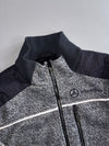 Mercedes-Benz Heather Knit Zip-Up Track Jacket Grey/Black (XL)